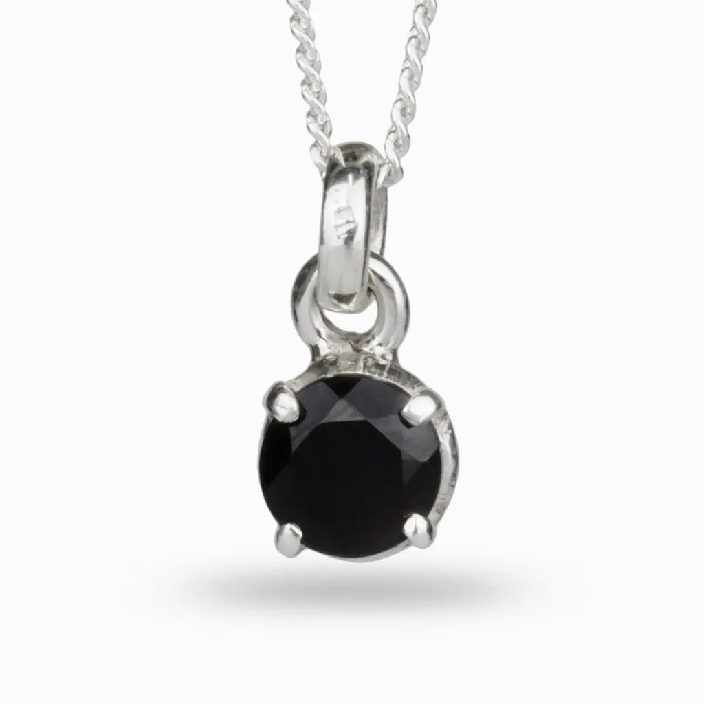 Onyx Birthstone Necklace