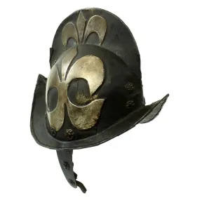 Original 17th Century German Comb Morion Helmet from the City of Nuremberg c. 1550 - 1680