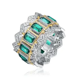 Palais Holiday Green Statement Cocktail Ring