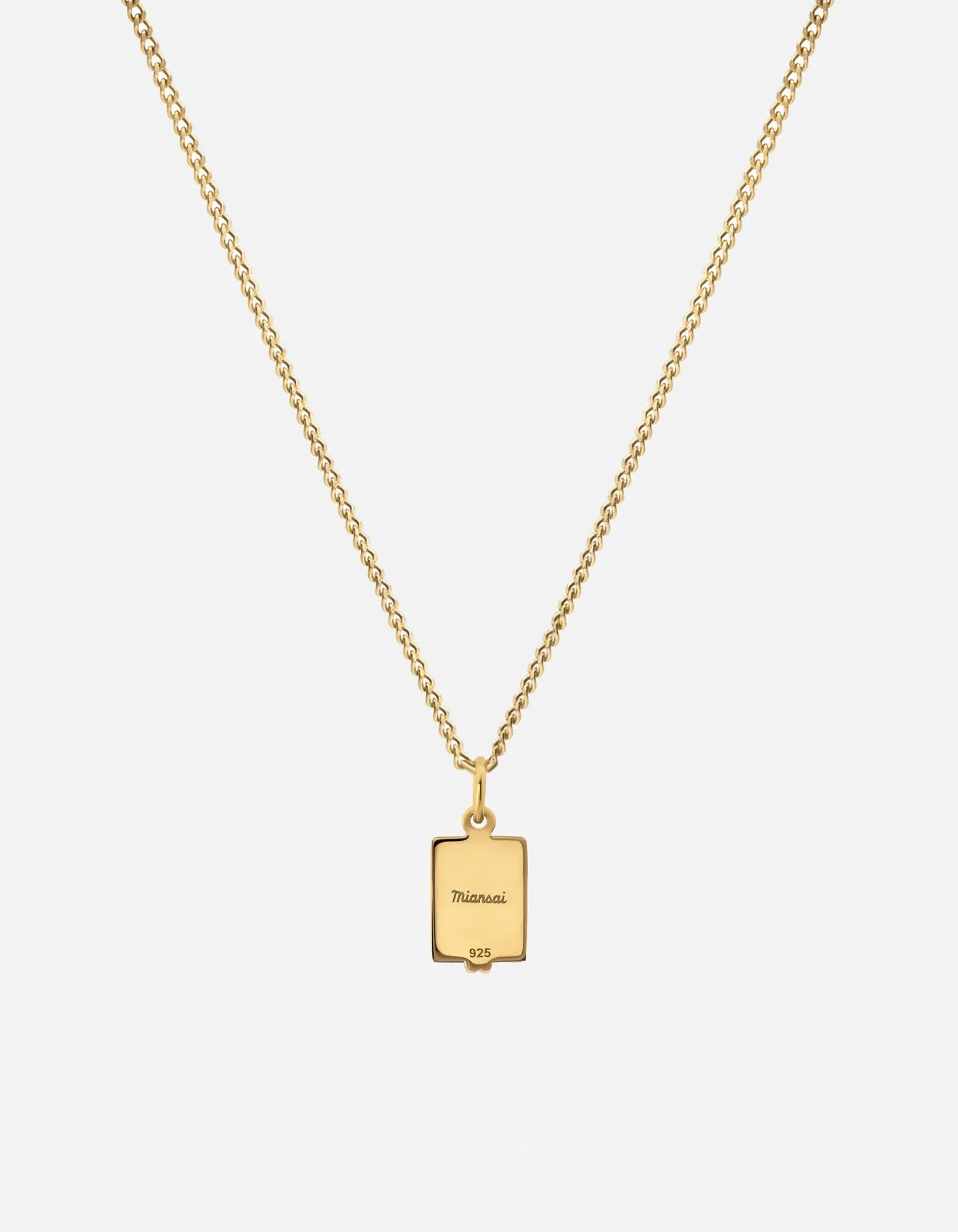 Paolo Onyx Necklace, Gold Vermeil