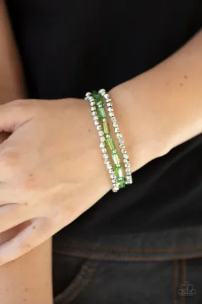 Paparazzi Bracelet ~ Elegant Essence - Green