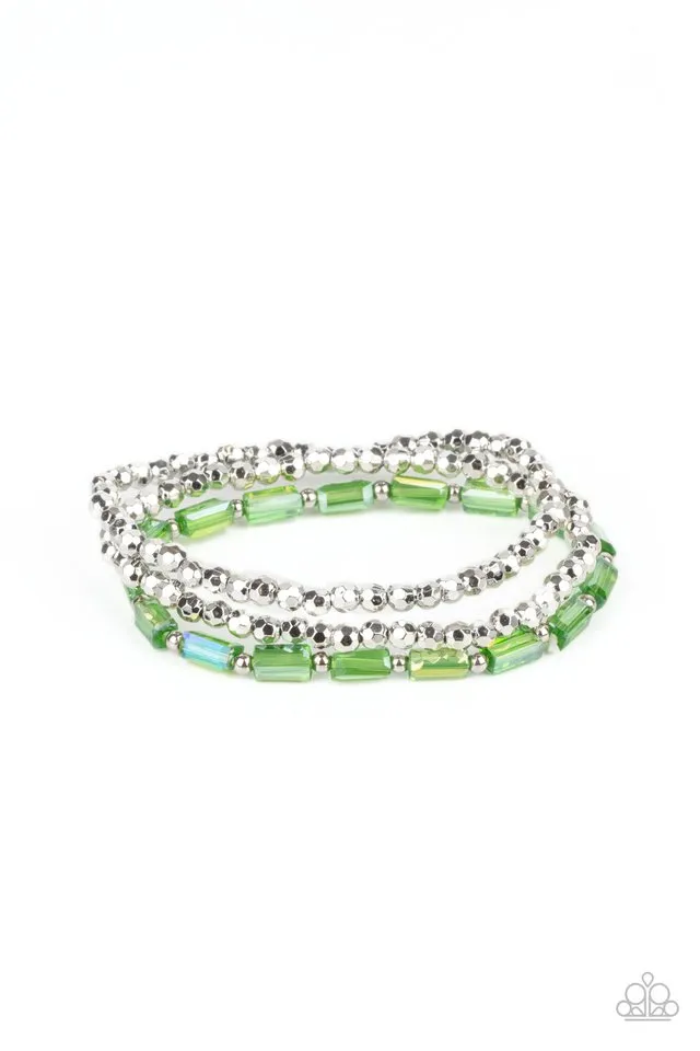 Paparazzi Bracelet ~ Elegant Essence - Green