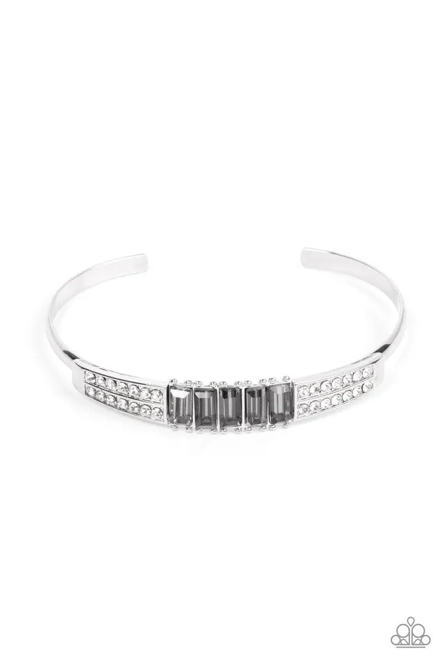 Paparazzi Bracelet ~ Spritzy Sparkle - Silver