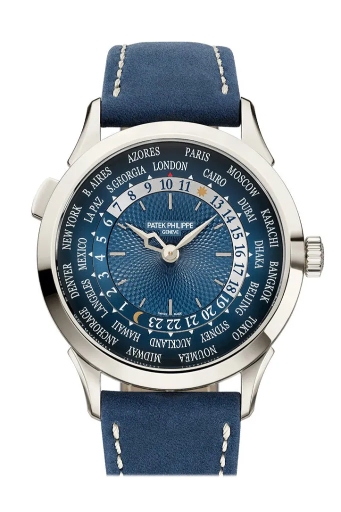 Patek Philippe Complications Worldtime Platinum Watch 5230P 5230P-001