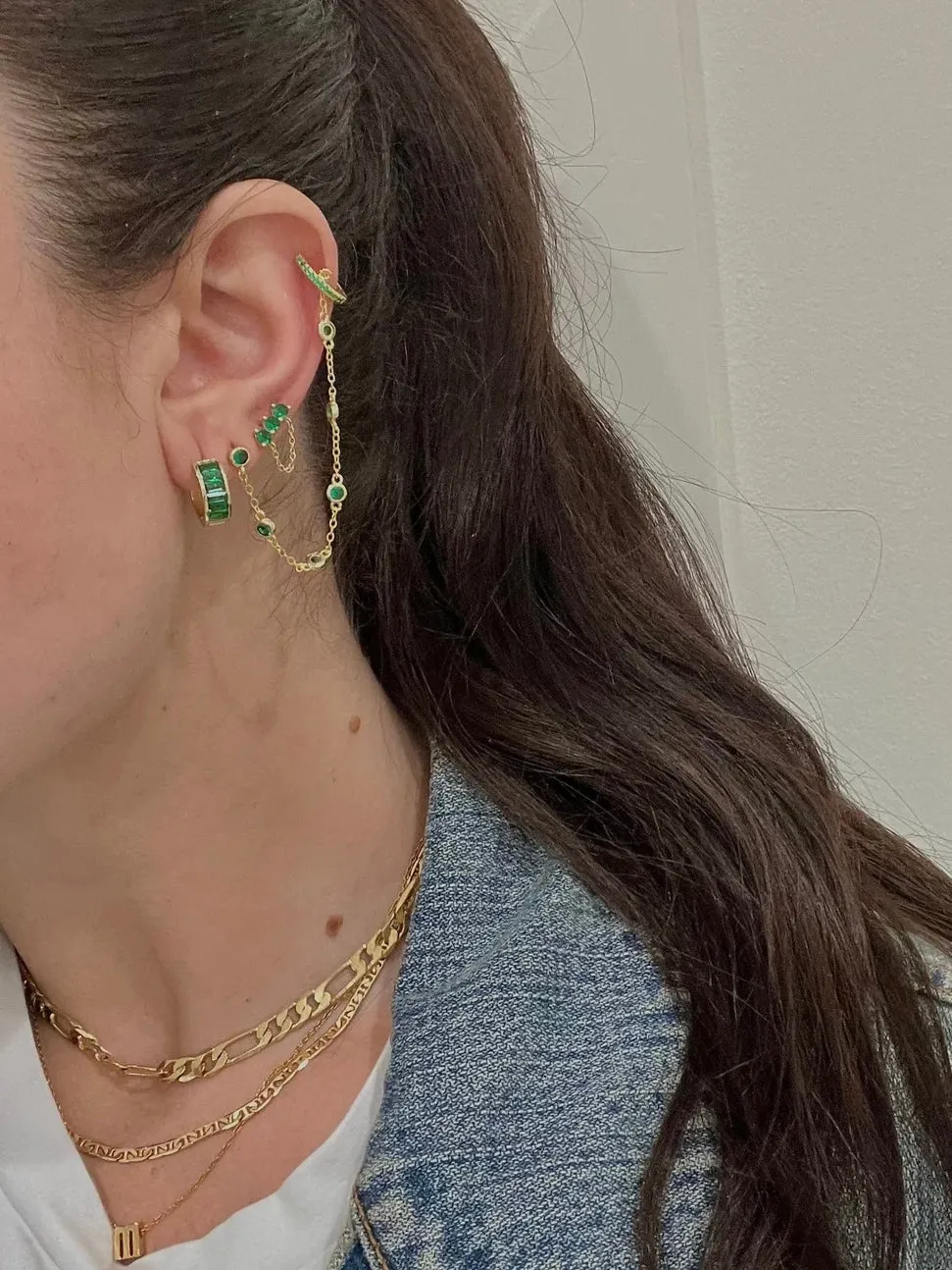 Payton Emerald Earring