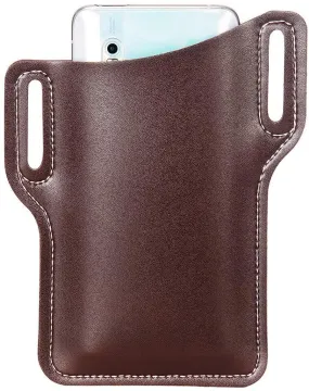 Phone Case PU Leather Dark Brown