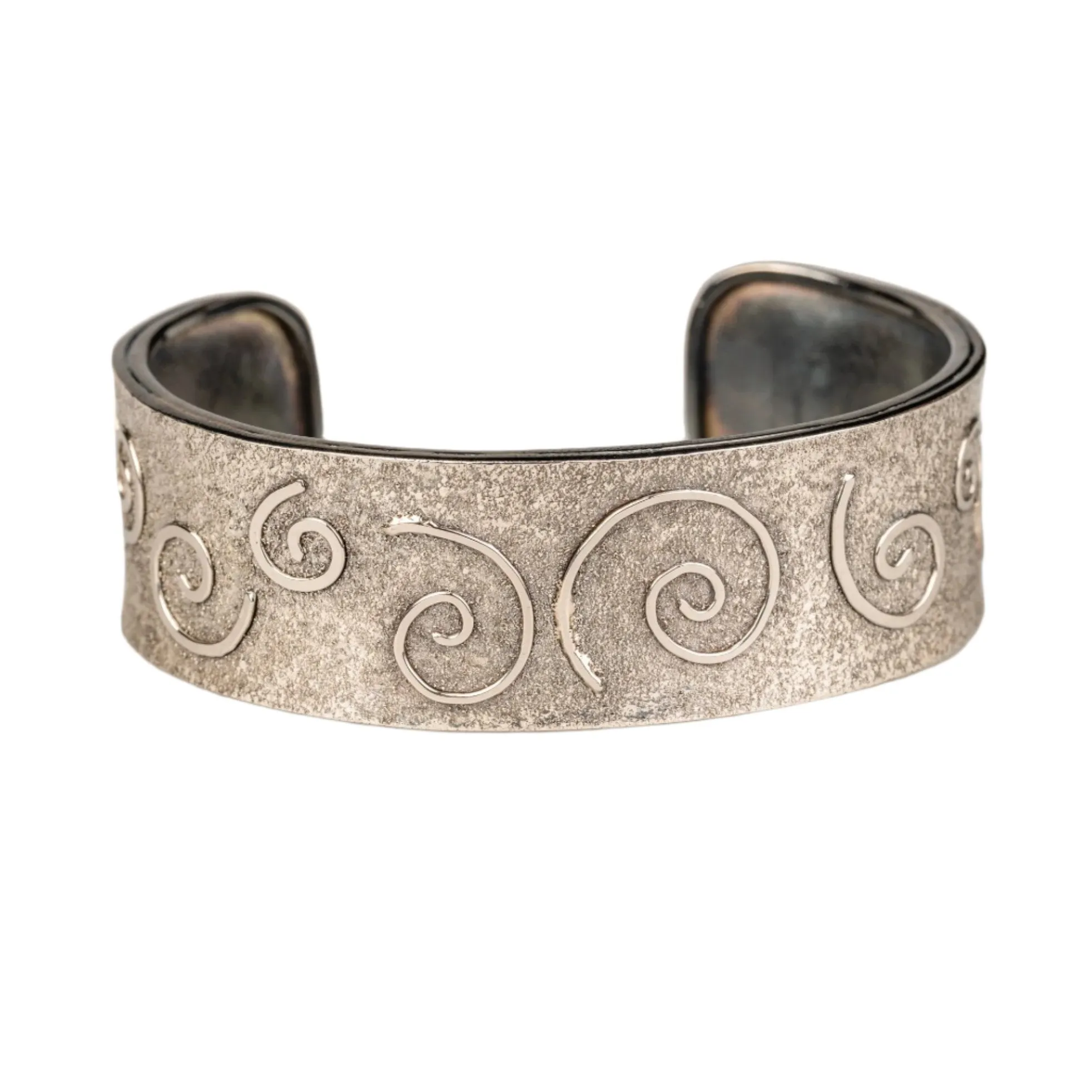 Platinum Swirl Cuff