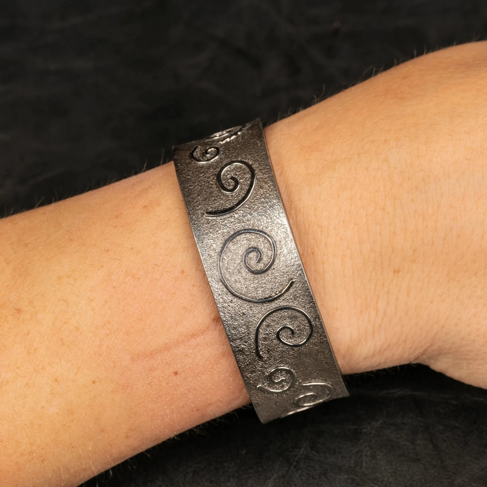 Platinum Swirl Cuff