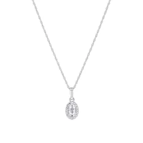 Popsicle White Topaz & Diamond Necklace