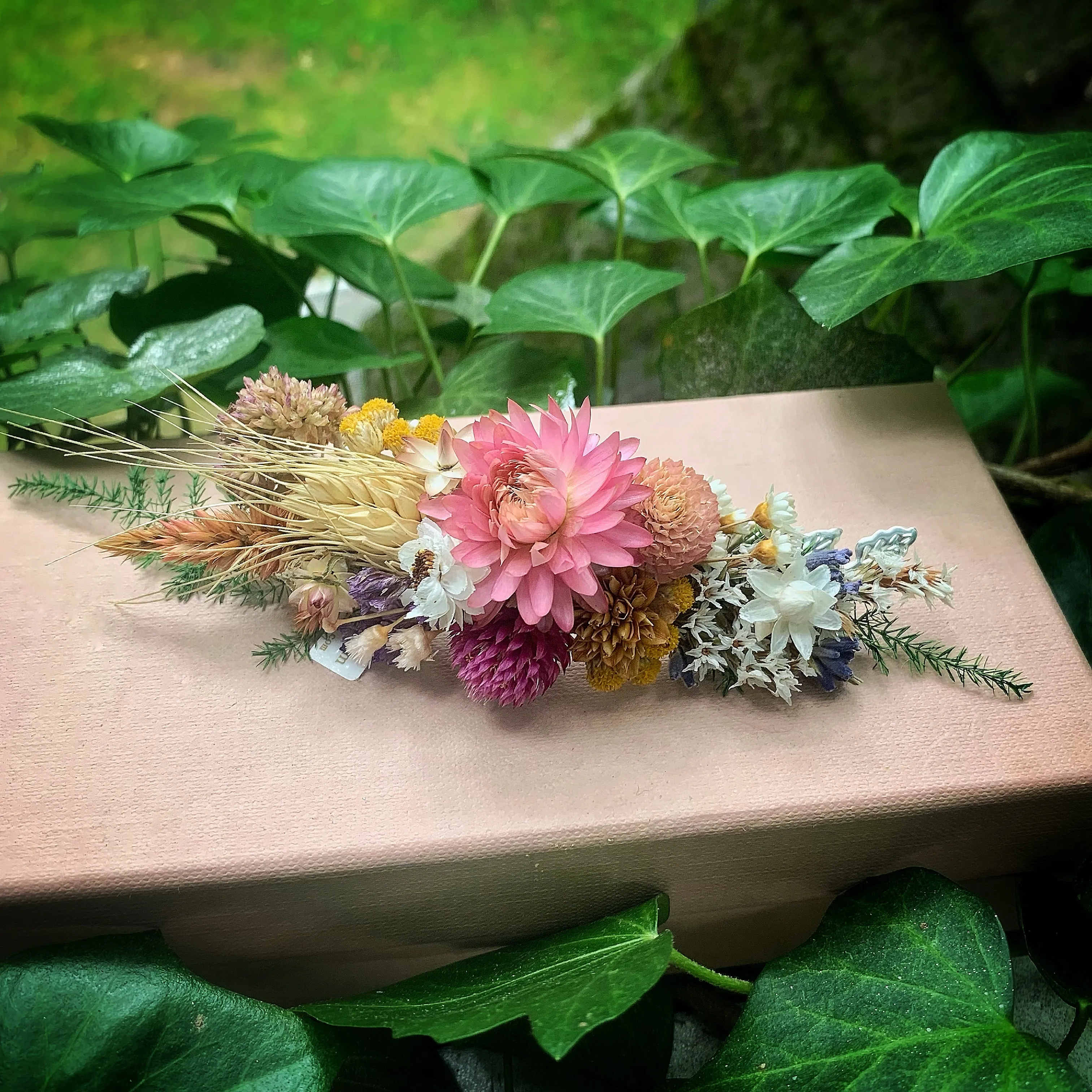 Preorder * Fairy Dried Flowers Barrette