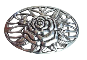 "El Rosa" Belt Buckle