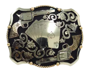 "The Card Shark" Belt Buckle