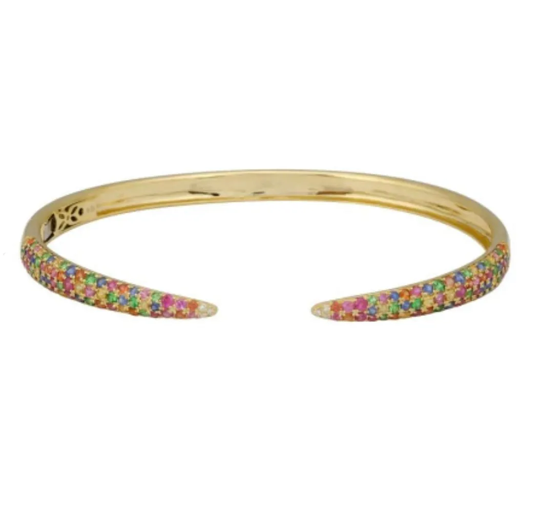 Rainbow Claw Bangle