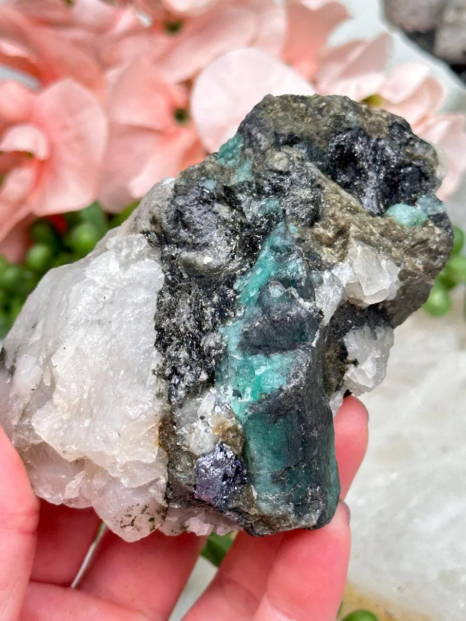 Raw Green Emerald Matrix