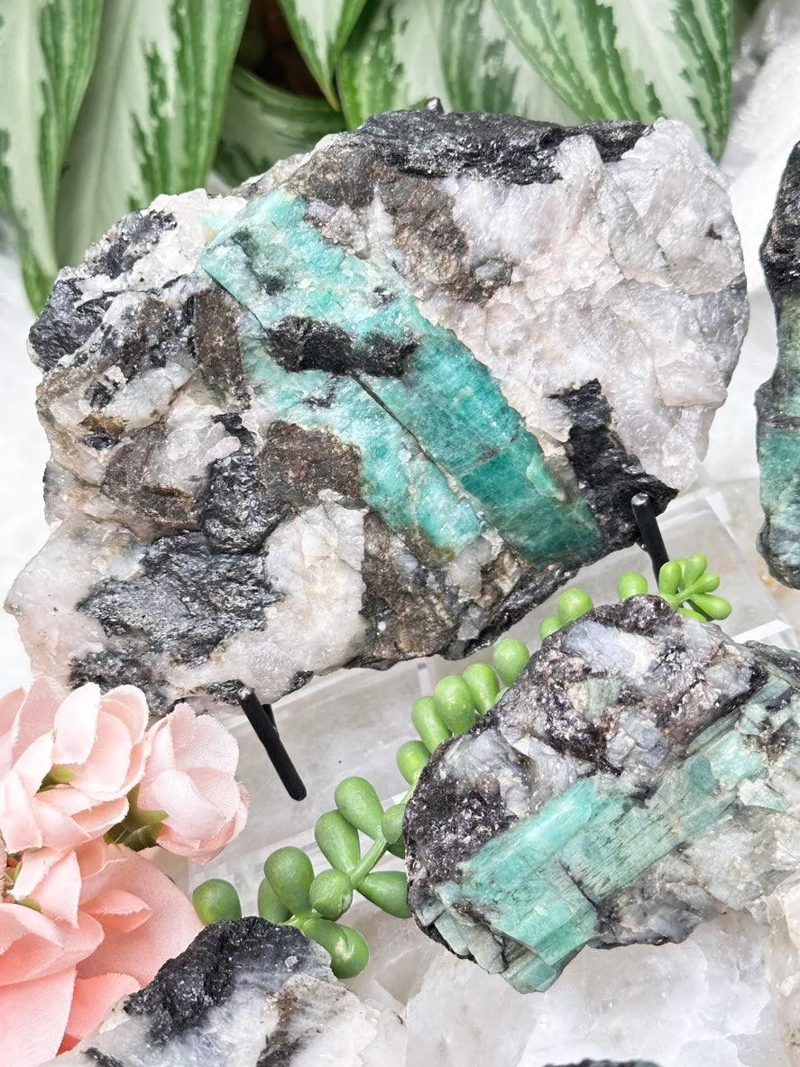 Raw Green Emerald Matrix