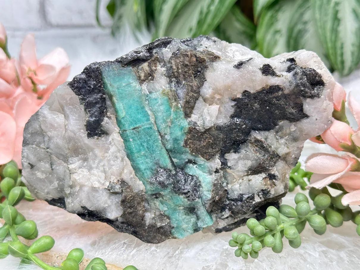 Raw Green Emerald Matrix