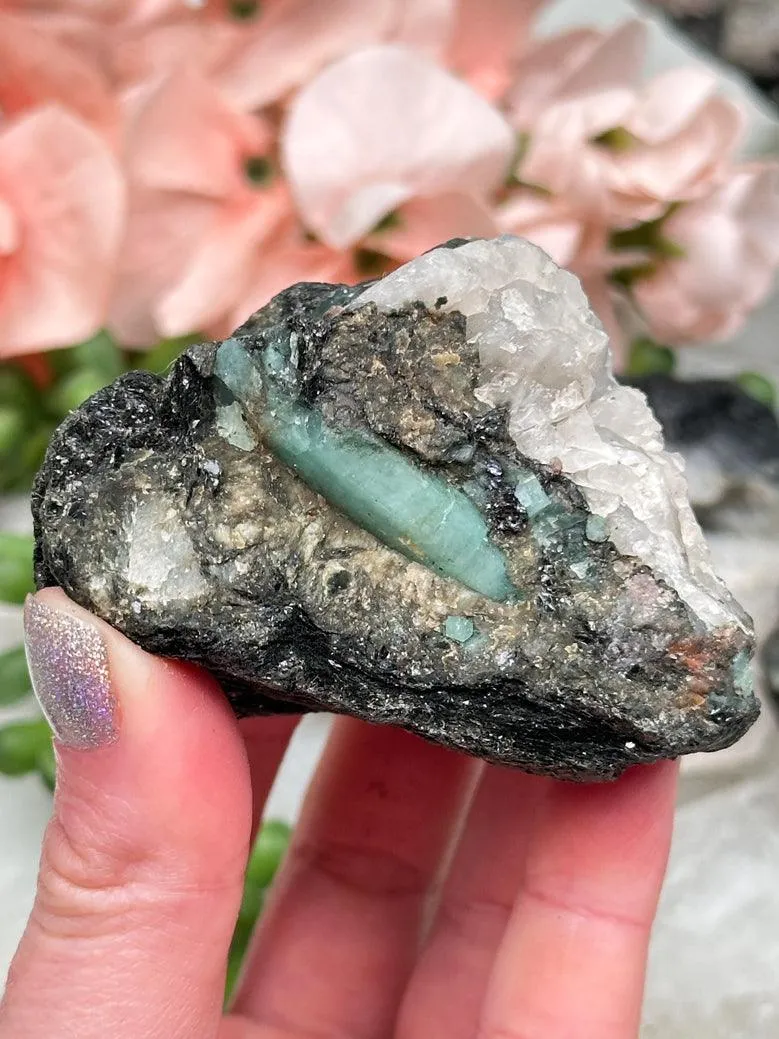 Raw Green Emerald Matrix