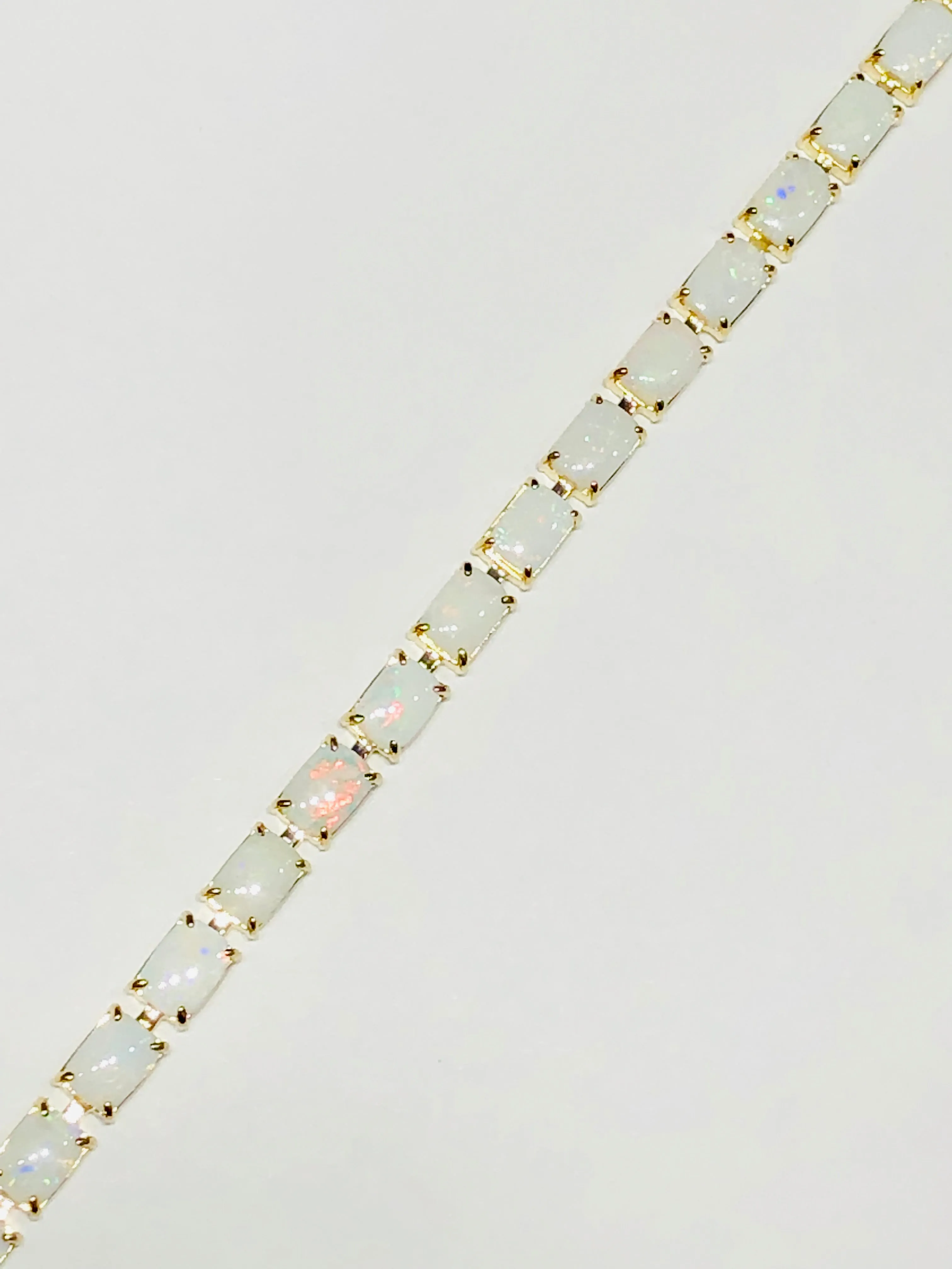 Rectangle Opal Bracelet (10K)