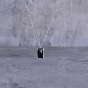 Rectangular Strength - Black Onyx Necklace