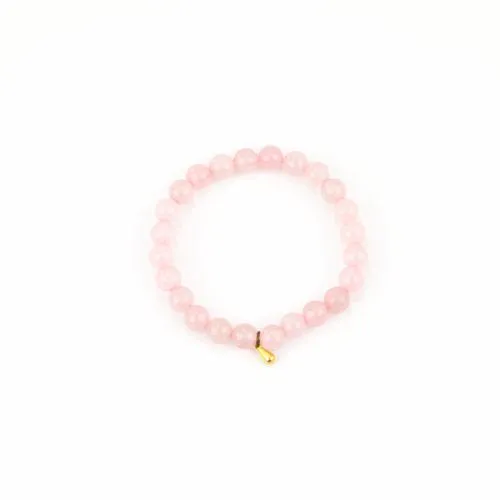 Rose Quartz Stone Mala Bracelet