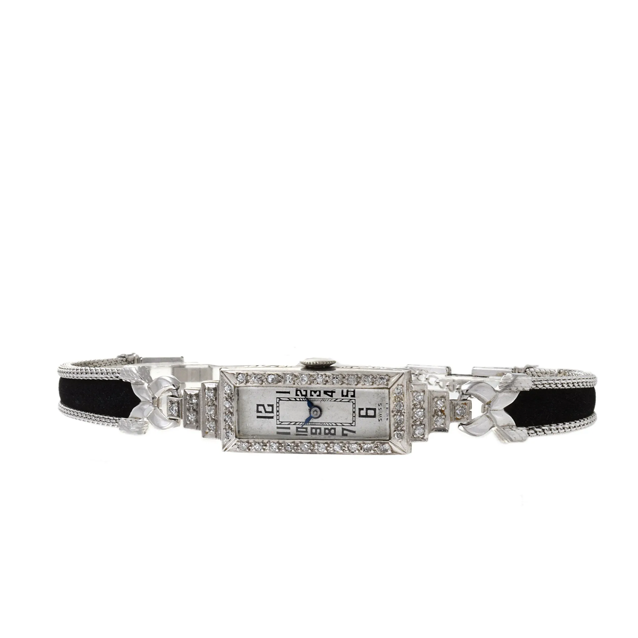 Royce Platinum and Diamond Cocktail Watch