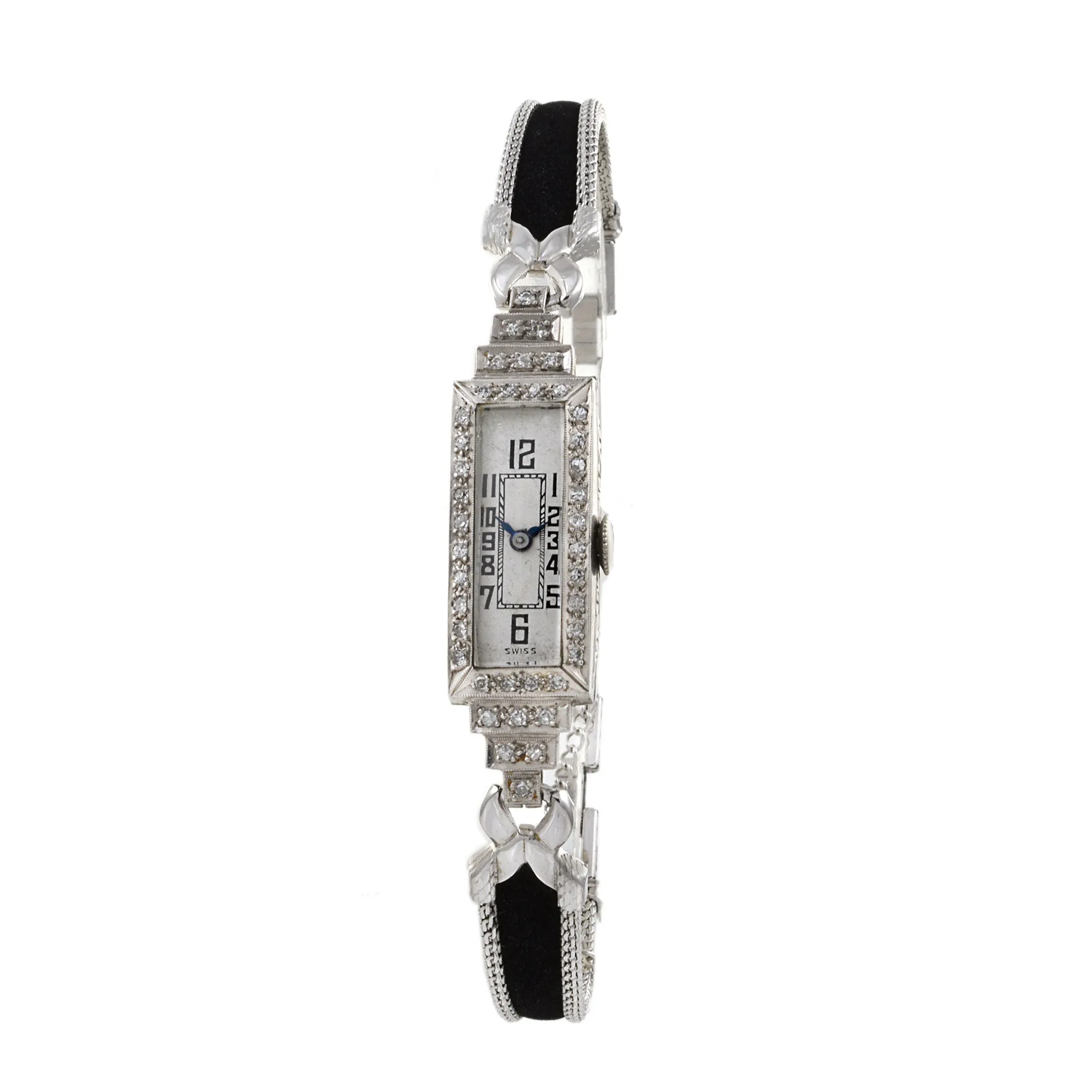 Royce Platinum and Diamond Cocktail Watch