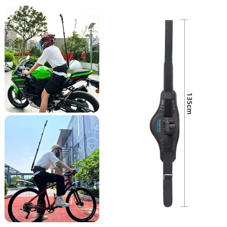 RUIGPRO Waist Belt Mount Strap With Adapter & Selfie Stick