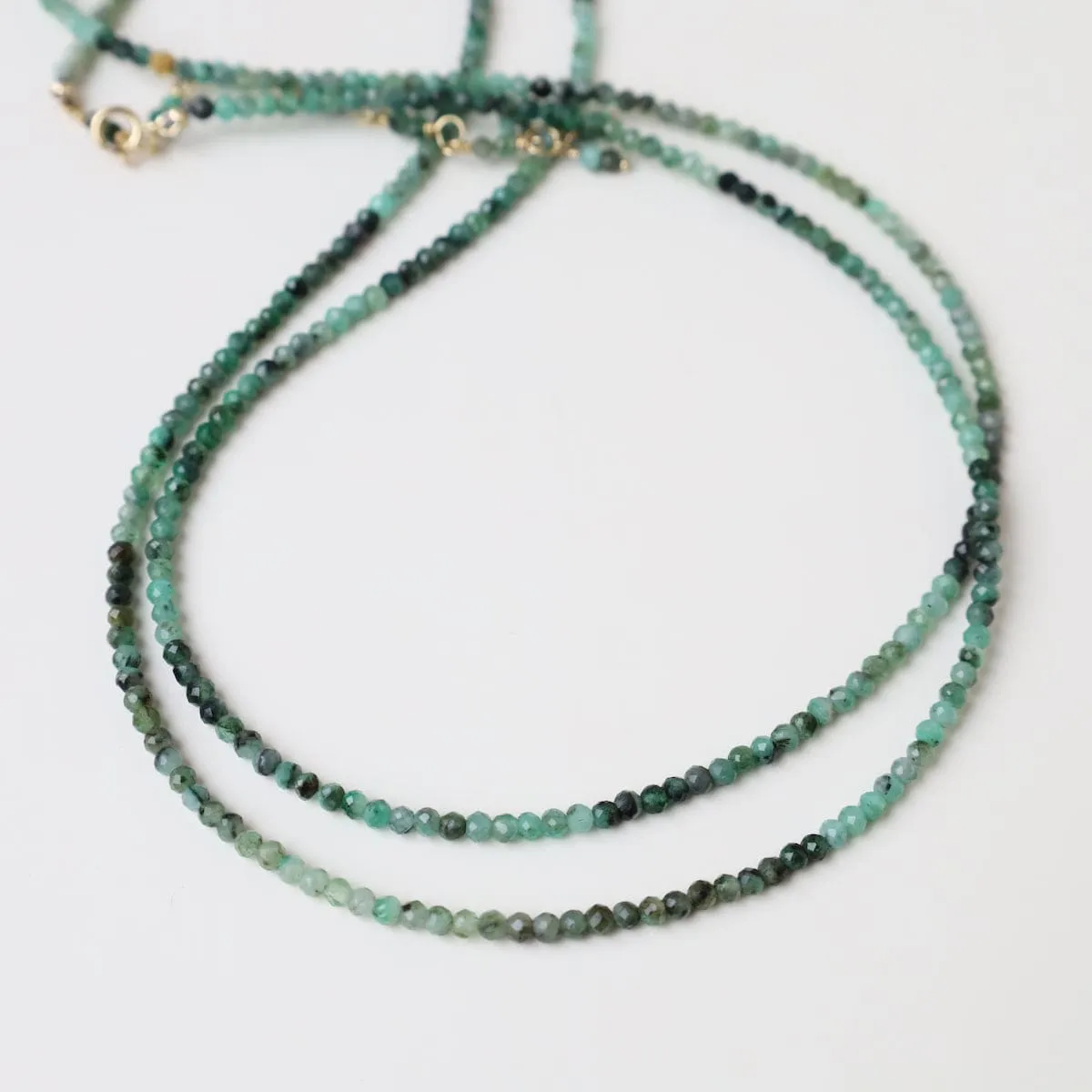 Sakoda Emerald Wrap Bracelet & Necklace