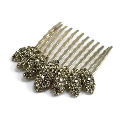 Sale - Almond Cluster Crystal Comb (Per Piece)