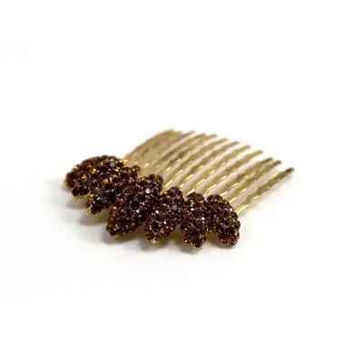 Sale - Almond Cluster Crystal Comb (Per Piece)