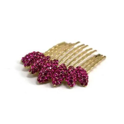 Sale - Almond Cluster Crystal Comb (Per Piece)