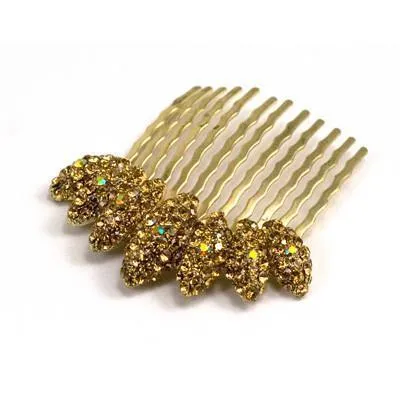 Sale - Almond Cluster Crystal Comb (Per Piece)