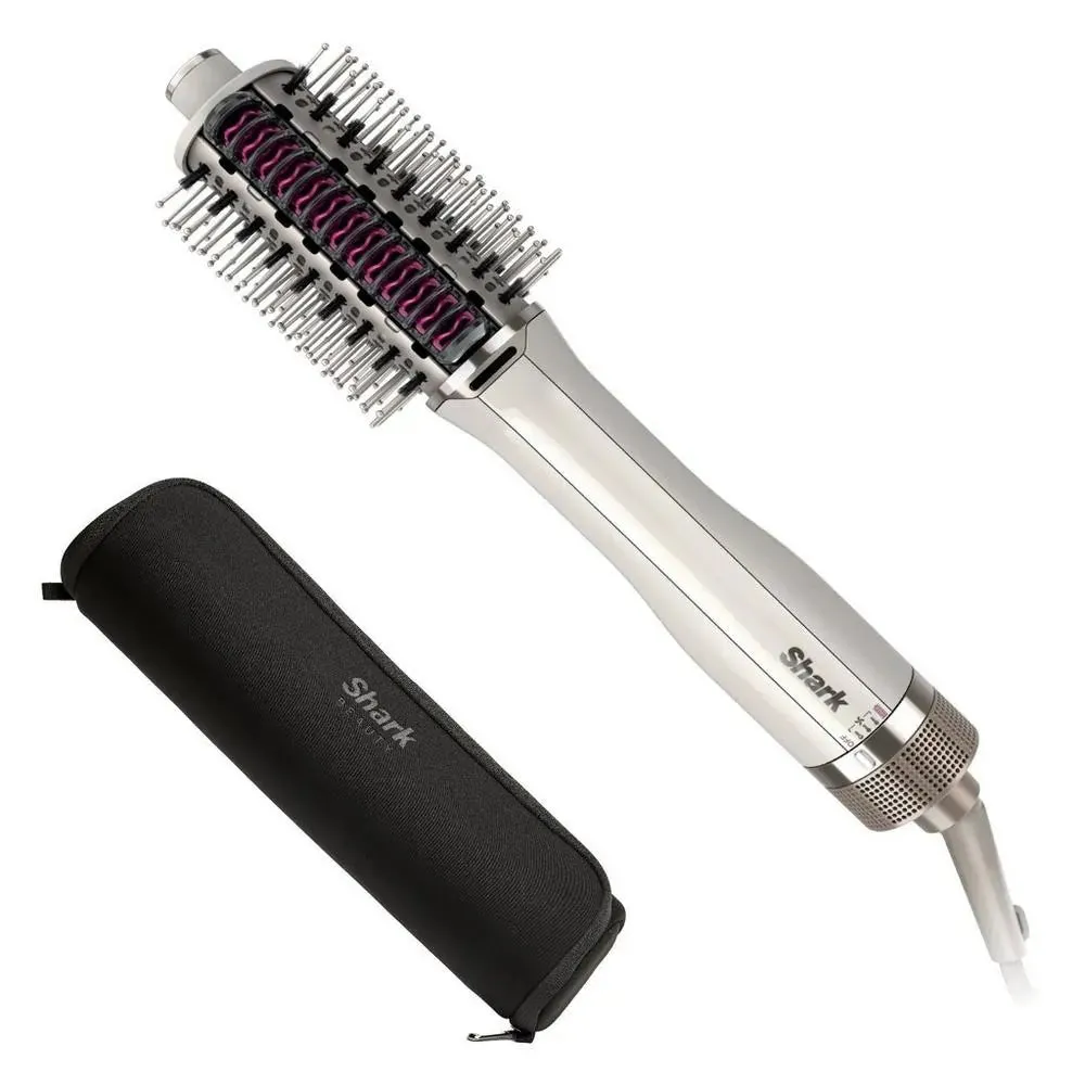 Shark HT212UK SmoothStyle Heated Brush & Smoothing Comb with Storage Bag