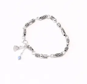 Silver Barrel Bracelet 2