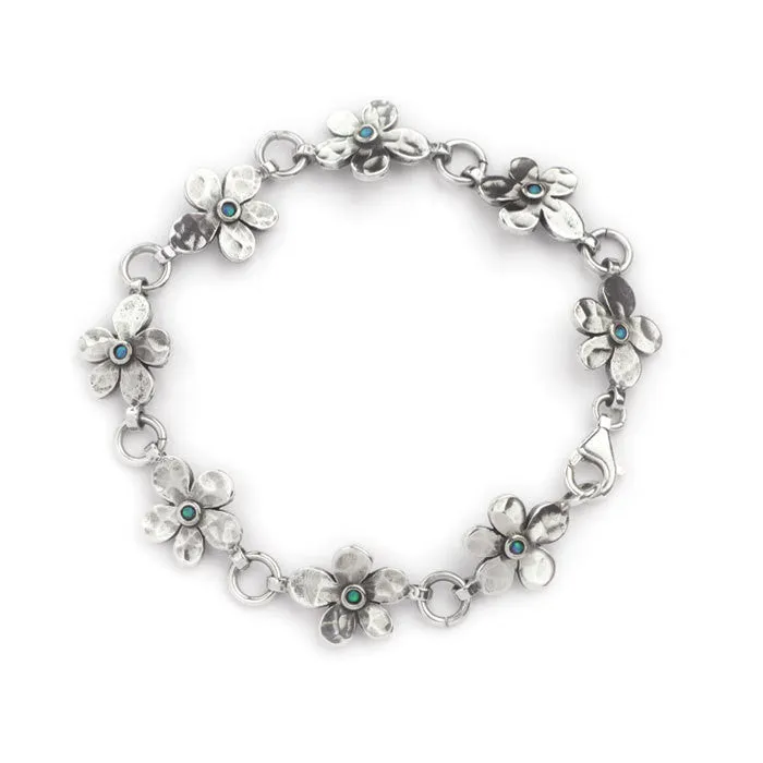 Silver Daisy Bracelet