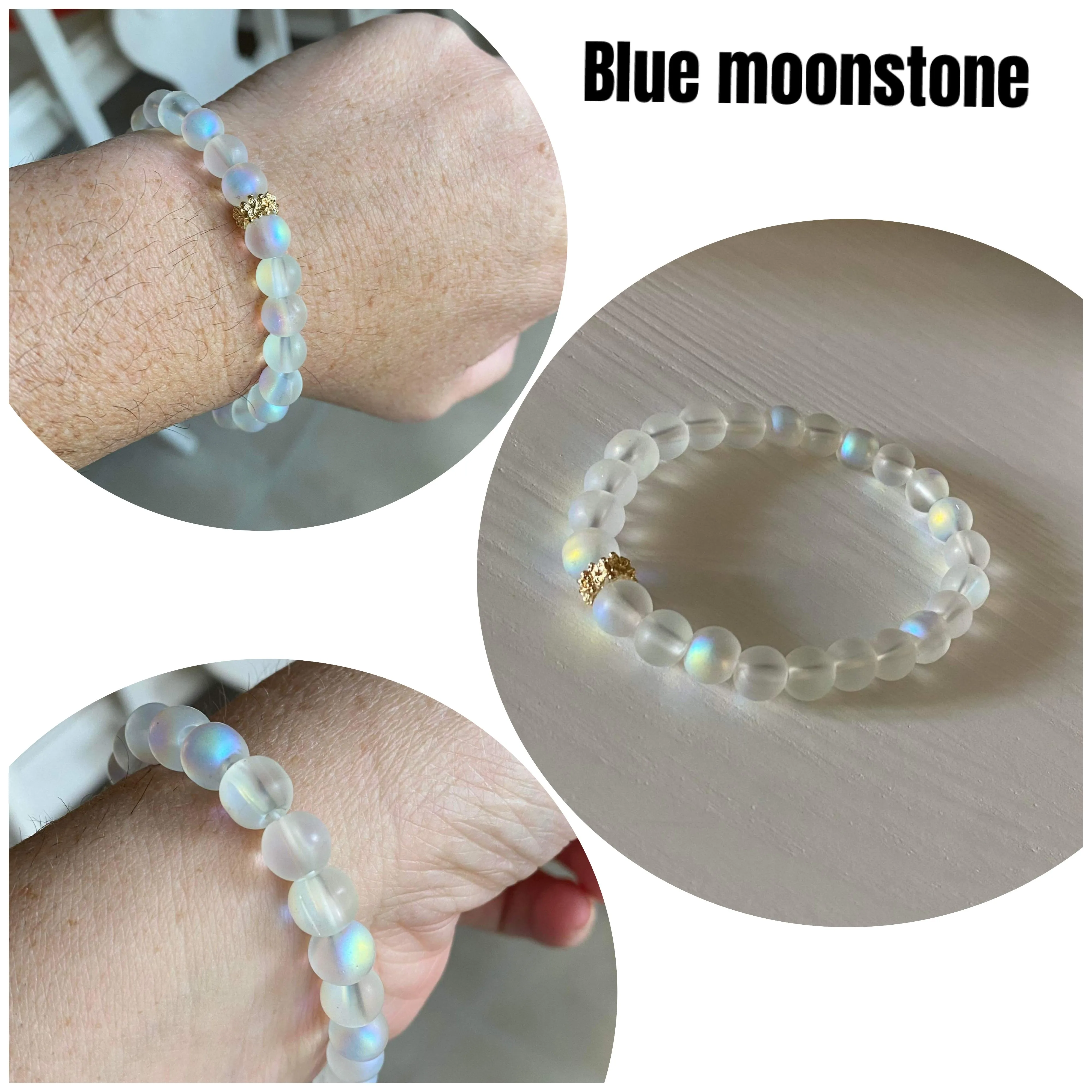 single semi-precious stone bracelets