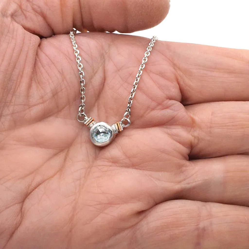 Sky Blue Topaz  Necklace