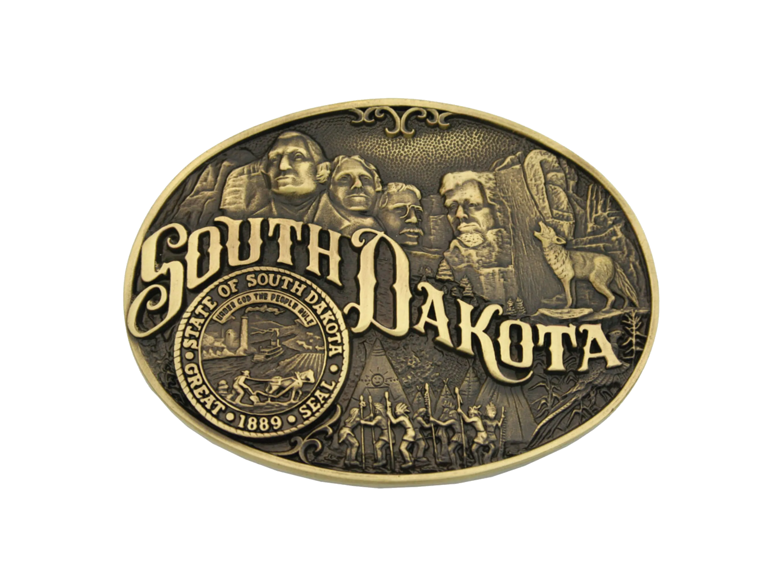 South Dakota State Buckle