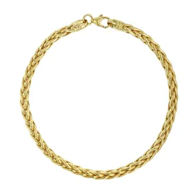 Spiga Link Bracelet | 9K Yellow Gold