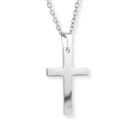 Stainless Steel Cross Necklace With Chain | Customizable