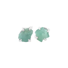 Starborn Creations Emerald Crystal Post Style Earrings