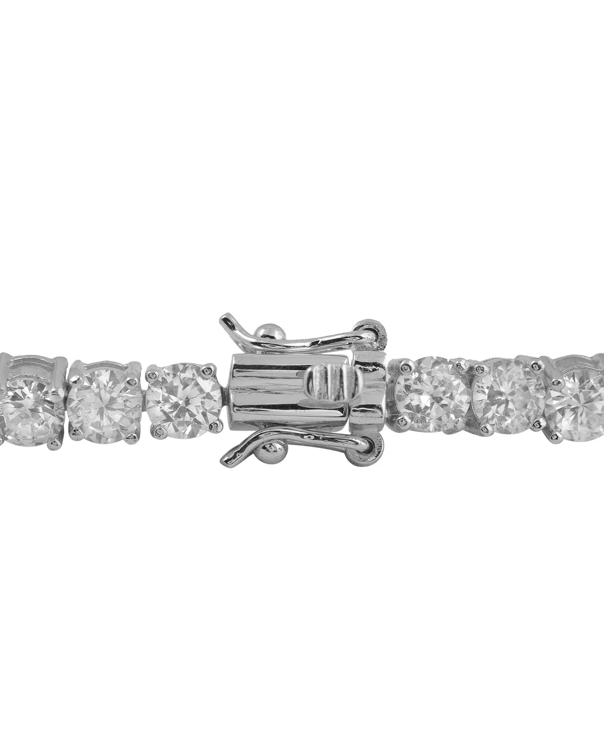 Sterling Silver Cubic Zirconia Tennis Bracelet