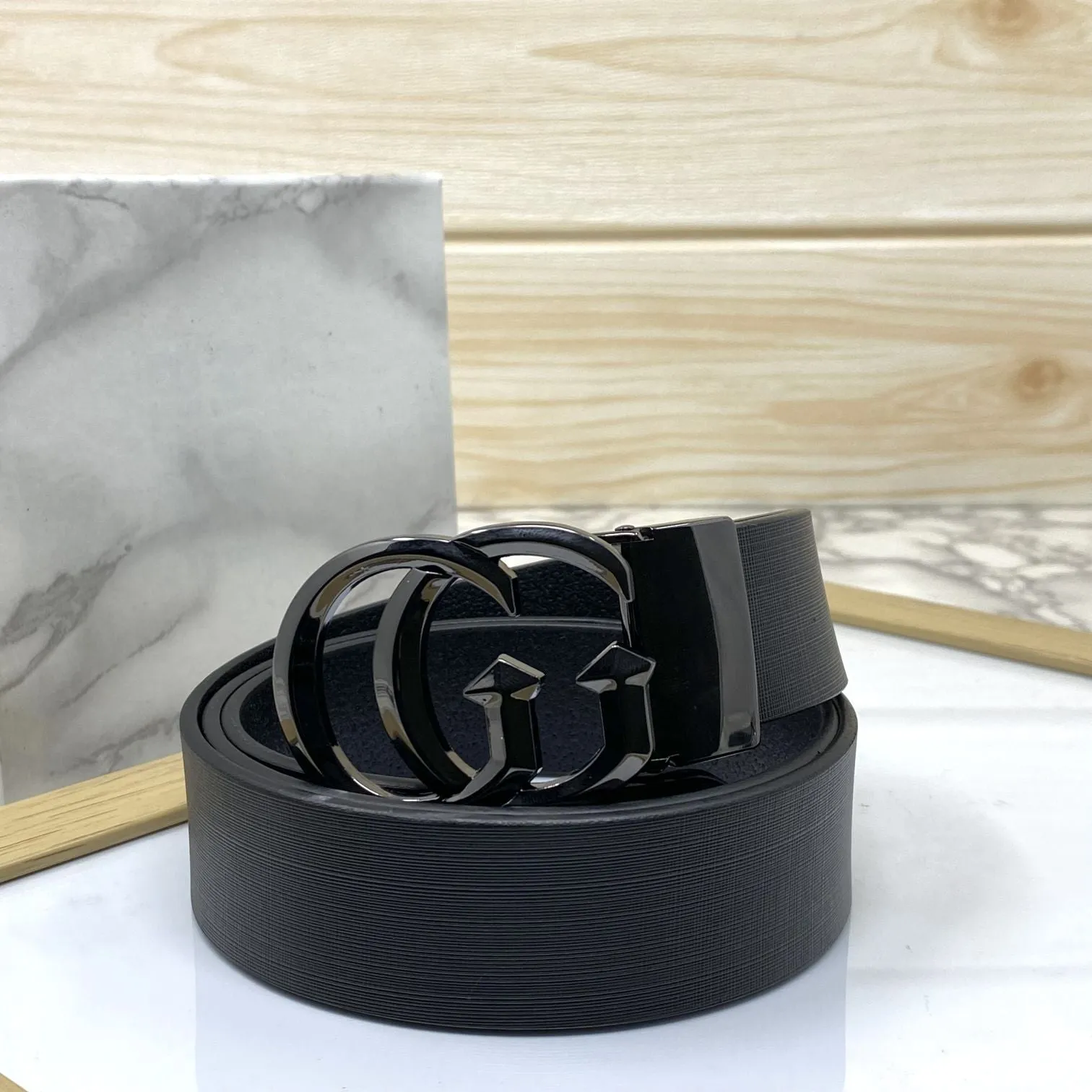 Stylish New Arrival GG Letter Pure Leather Belt-JonasParamount