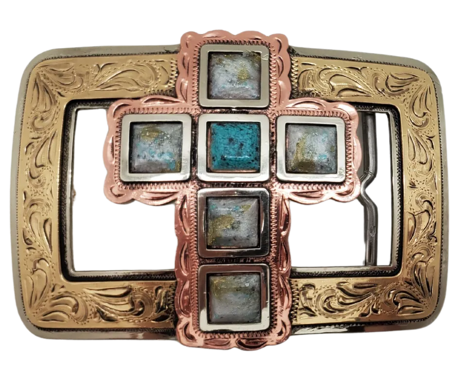 The "Stone Cross" Belt Buckle