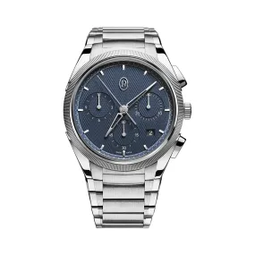 TONDA PF CHRONOGRAPH STEEL PLATINUM MILANO BLUE