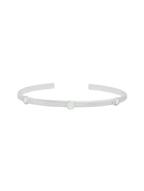 Triple Opal Bangle