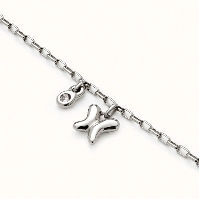 UNOde50 Link Bracelet with Butterfly Charm