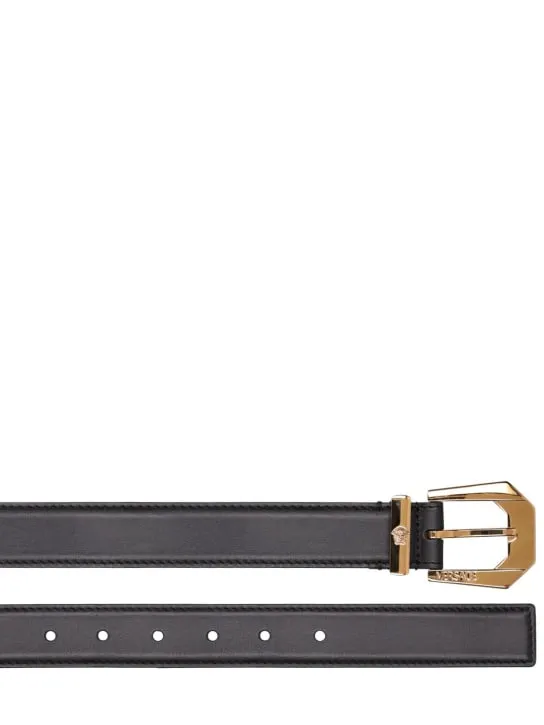 Versace   30mm leather Belt 