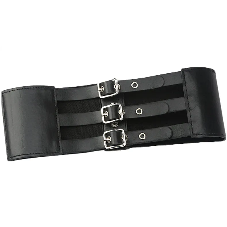 Waist Triple Buckle Belt