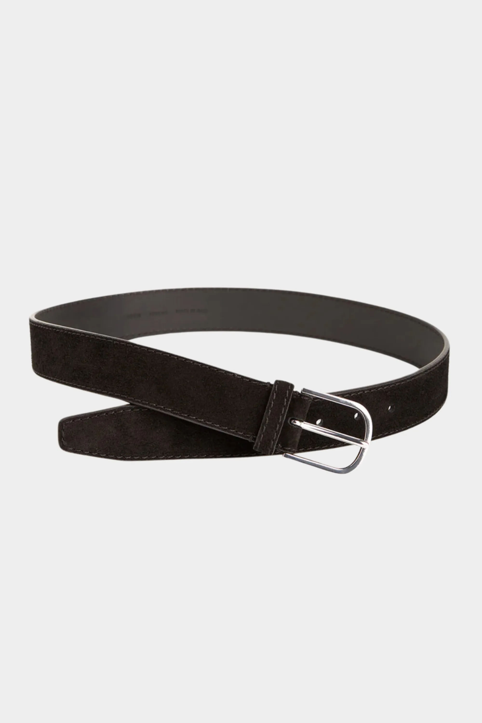 Wide Trouser Belt, Espresso